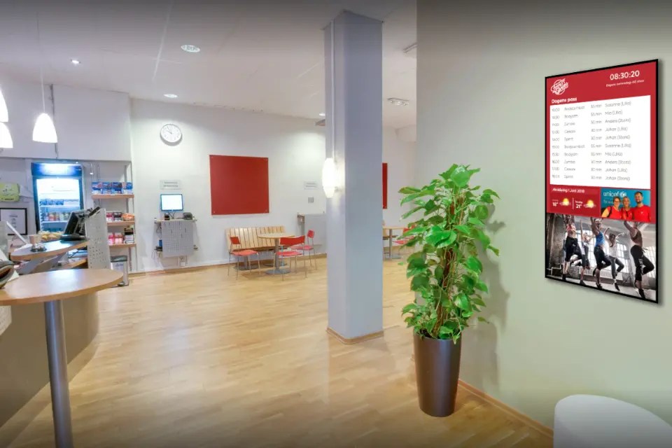 Digital skyltning digital inomhus skarm signcast